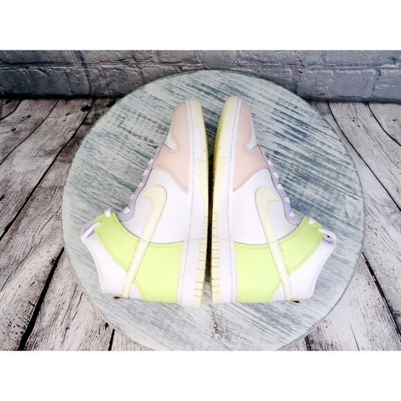 Nike Dunk High White/Cashmere- LT Lemon Twist Women Size 8 New with Box - Picture 6 of 10